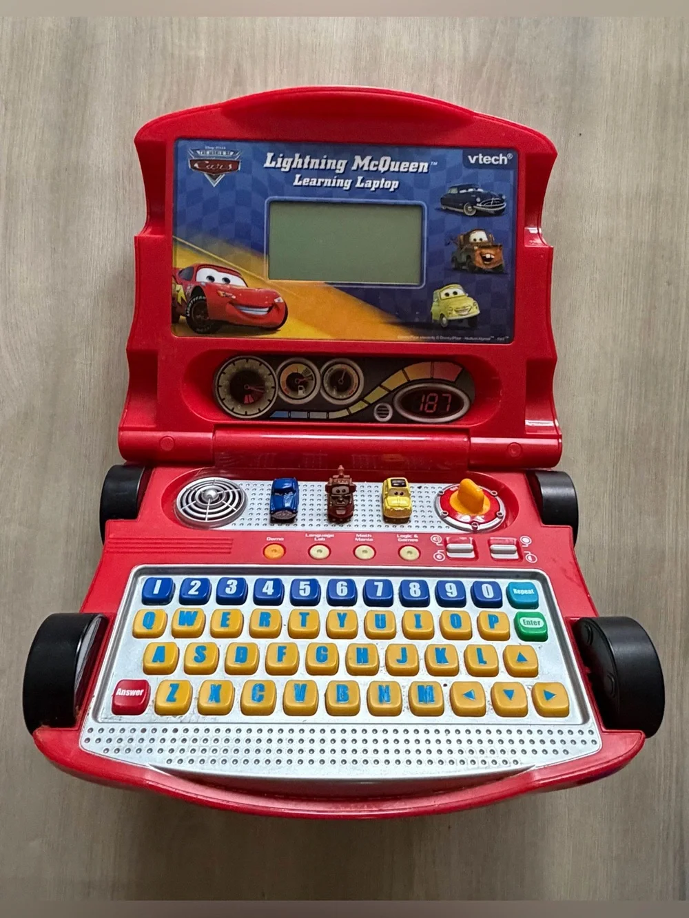 Vintage Lightning McQueen Learning Laptop VTech Disney Pixar Cars 2 Works